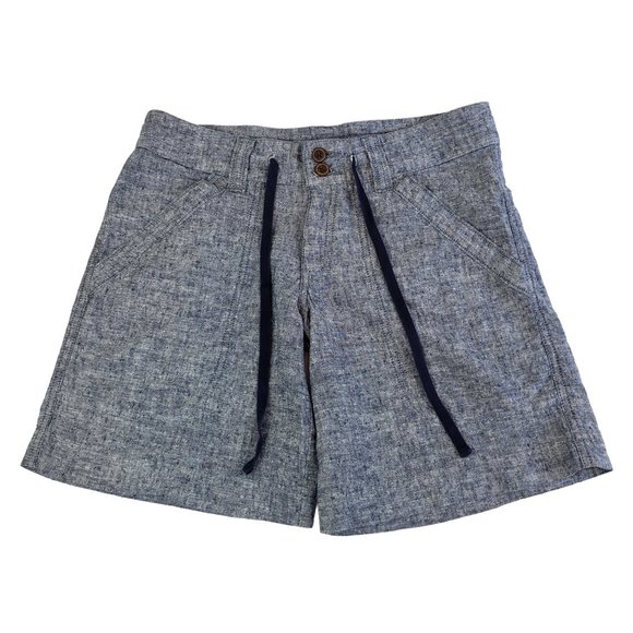Patagonia Pants - Patagonia Women's Island Hemp Shorts Chambray Navy Blue Size 0